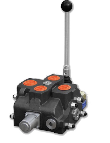 VALVULA DIRECCIONAL MANUAL SECCIONAL 1 SPOOL 240LPM 1 1-4 X 1BSP 4500PSI 4V-3P ROTATIVA SD-25-1