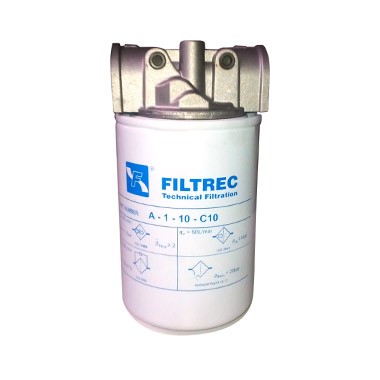 FILTRO DE RETORNO EN LINEA 3-4BSP 10 MICRAS FA-1-10-C10BB4RR7 FILTREC