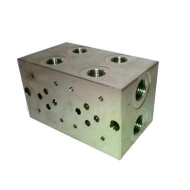 MANIFOLD PARA CETOP 03 2 ESTACIONES CONEXION LATERAL FR-02-2S-CV