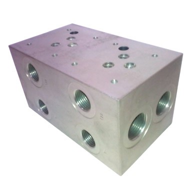 MANIFOLD PARA CETOP 05 2 ESTACIONES CONEXION LATERAL FR-03-2S-CV