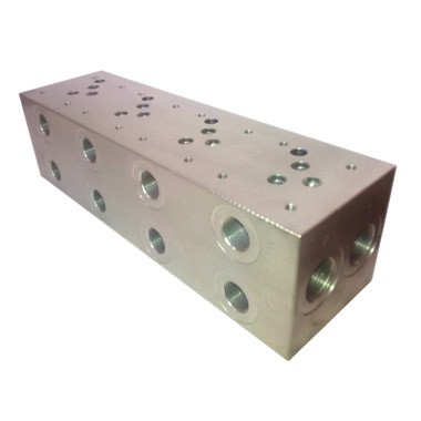 MANIFOLD PARA CETOP 05 4 ESTACIONES CONEXION LATERAL FR-03-4S-CV