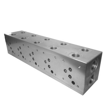 MANIFOLD PARA CETOP 05 5 ESTACIONES CONEXION LATERAL FR-03-5S-CV