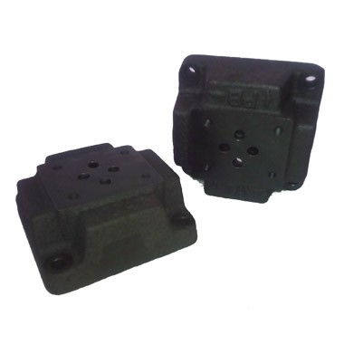SUBBASES VALVULA CETOP 03 CONEXION 3-8 BSP ABAJO FIERRO FUNDIDO TIPO ATOS SD03SPB