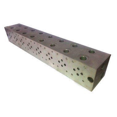 MANIFOLD PARA CETOP 03 8 ESTACIONES CONEXION LATERAL FR-02-8S-CV
