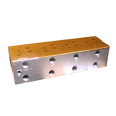 MANIFOLD CETOP 7 ALUMINIO 4 ESTACIONES MOD. AD07HP044S/1