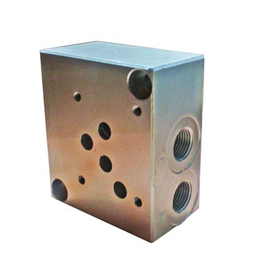 SUBBASES VALVULA CETOP 05 CONEXION 1-2 BSP LATERAL AY B P Y T CONEXION ABAJO Y LATERAL MOD. AD05S