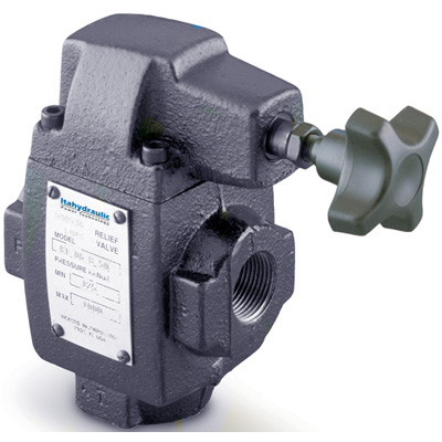 VALVULA SOBRE PRESION EN LINEA CT-06-C-51 CONEXION 3-4 BSP RANGO 500 A 2000PSI