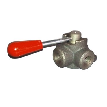 VALVULA MANUAL DE DISCO 1-2 BSP 3V-2P CENTRO CERRADO 250 BAR DDF3V03C
