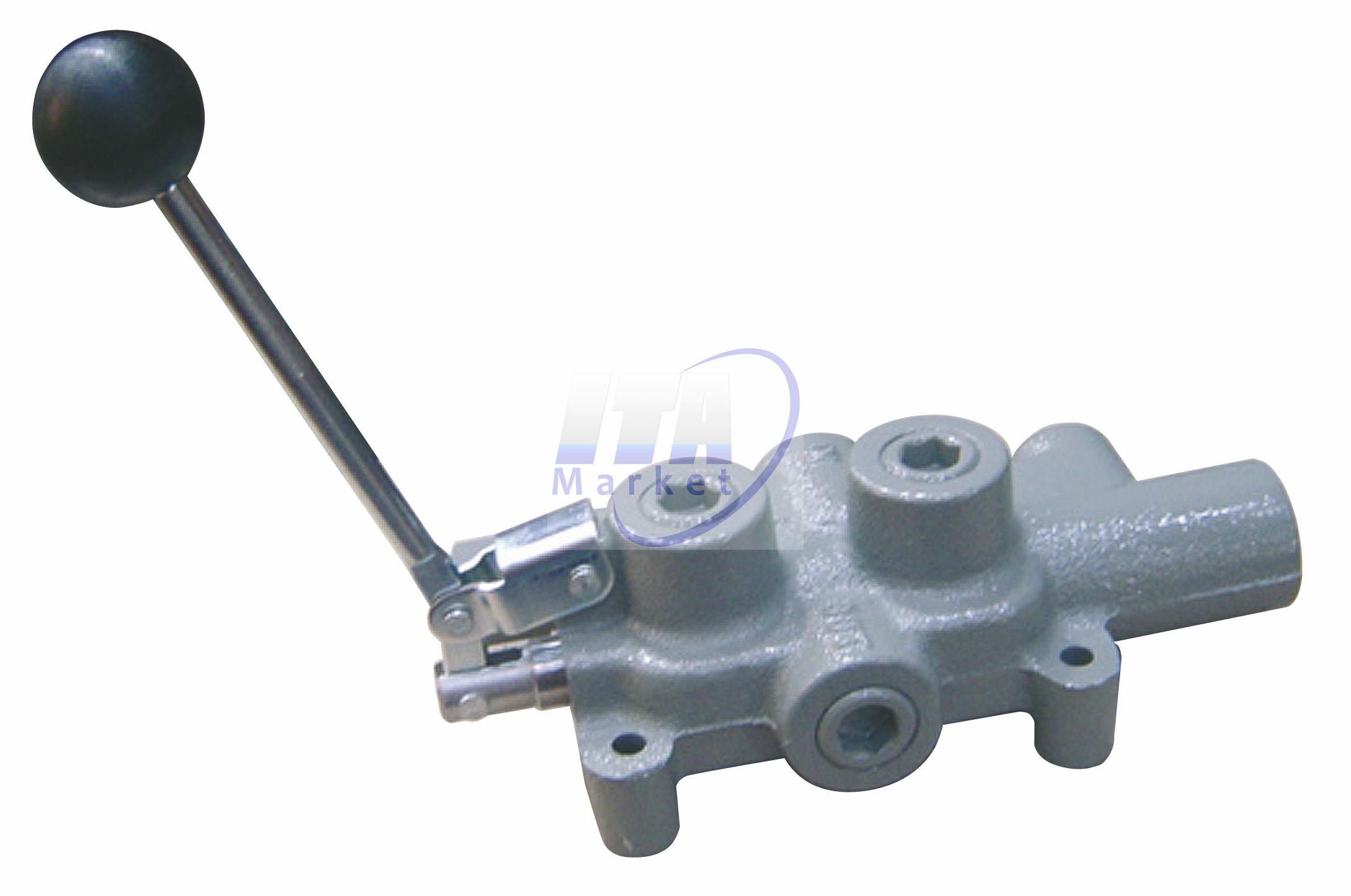 VALVULA DIRECCIONAL MANUAL 1 PALANCA 4/3 CENTRO TANDEM 1/2NPT VUELTA RESORTE PRINCE MOD. LS-3030-2