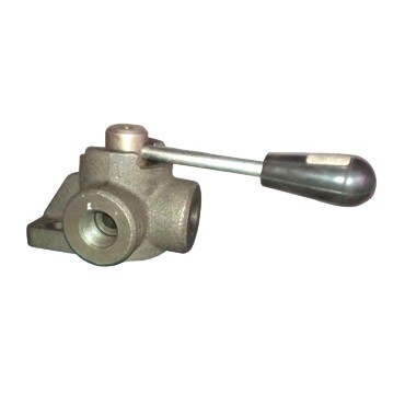 VALVULA MANUAL DE DISCO 1-2 BSP 3V-2P CENTRO ABIERTO 250 BAR DDF3V03A