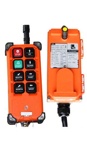 TELECOMANDO TELECRANE F21-E1(E1B) 6 BOTON 1VELOCIDAD