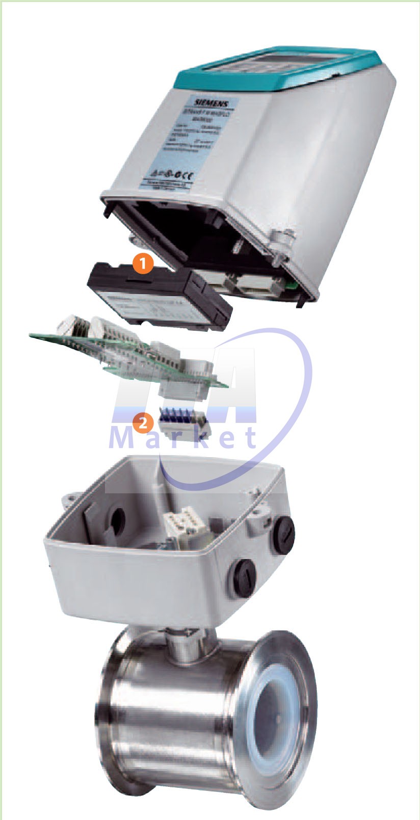 TRANSMISOR DE SENAL MAG 5000 24 VDC MOD. 7ME6910 1AA30-1AA0