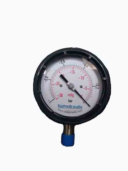 TERMOMETRO BIMETALICO 75MM DIAL_ 1-2 NPT 0 A 300 C_ ABAJOBULBO 6.3MM X 100MM