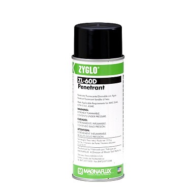 PENETRANTE ZYGLO ZL-60D 16OZ NIVEL 2 AEROSOL LAVABLE AL AGUA NO CLORADO CATALOGO 01-3272-78