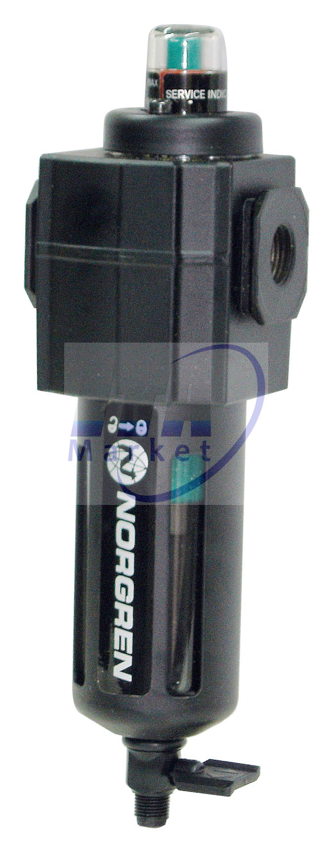 FILTRO DE AIRE CONEX 3-4 MOD. F74G-6AD-AD3 VASO METAL DESC. AUTOMATICA INDICADOR SATURACION