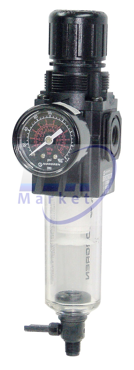FILTRO REGULADOR CONEX 1-4 MOD. B72G-2AK-QT3-RMG VASO PLASTICO DESC. MANUAL