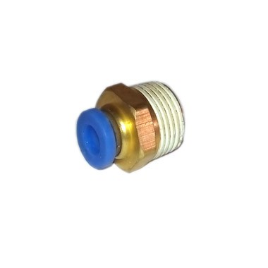CONECTOR RECTO TUBO 6 MM HILO MACHO 3/8 INCH PC 06 03 INCH