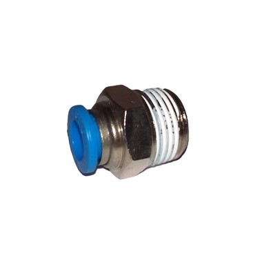 CONECTOR RECTO TUBO 8 MM HILO MACHO 3/8 INCH PC 08 03 INCH
