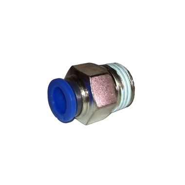 CONECTOR RECTO TUBO 10 MM HILO MACHO 3/8 INCH PC 10 03 INCH