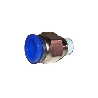 CONECTOR RECTO TUBO 12 MM HILO MACHO 1/4 INCH PC 12 02 INCH