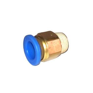 CONECTOR RECTO TUBO 12 MM HILO MACHO 3/8 INCH PC 12 03 INCH