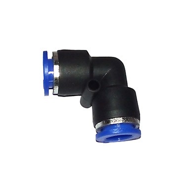CONECTOR CODO 90 TUBO-TUBO 10 MM PUL-10