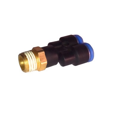 CONECTOR TIPO Y T-T 10 MM HILO MACHO 3/8 INCH PX 10 03 INCH