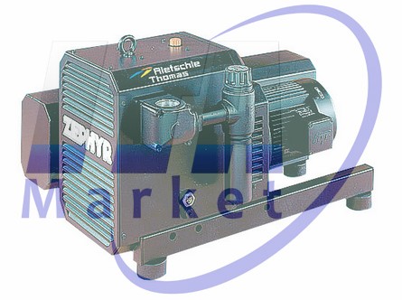 BOMBA VACIO LOBULOS GARRA VLR-DLR 100 CAUDAL 100 M3-H 50 MBAR 3 HP 380V-50 Hz Trifasica