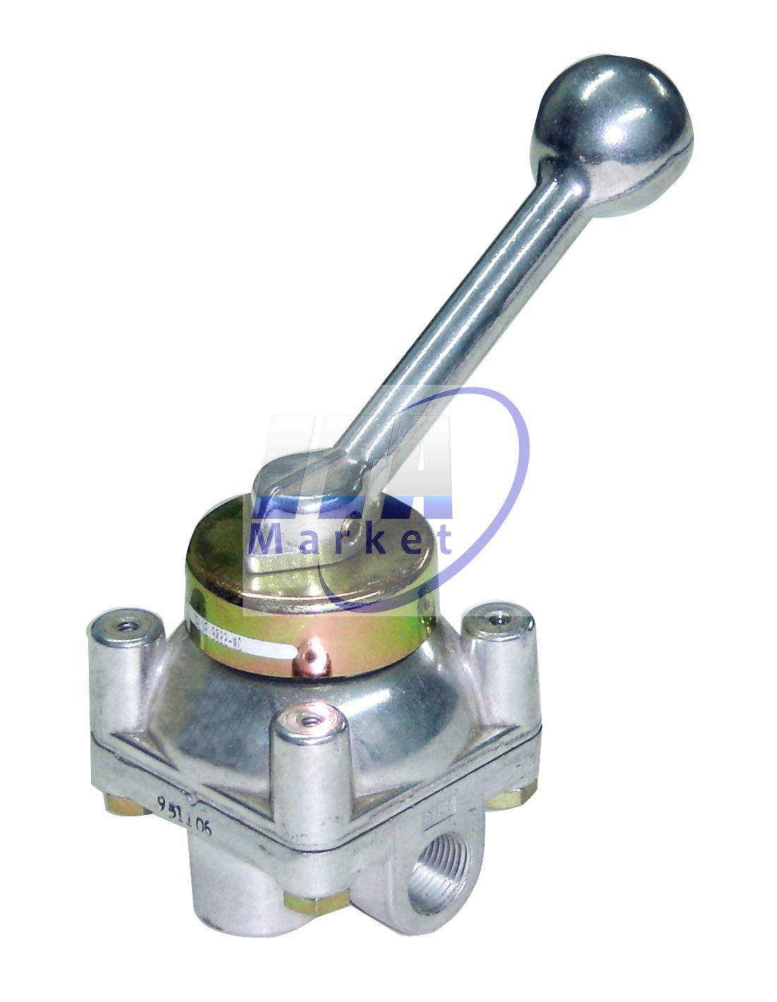 VALVULA DIRECCIONAL MANUAL 4-3 MOD. 9023-M VUELTA RESORTE CON. 1-2 NPT