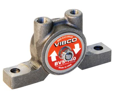 VIBRADOR VIBCO TURBINA NEUMATICO BVS-130 75 LB 2 CFM A 80 PSI 8000 VPM VELOCIDAD @ 60 PSI 67 DB